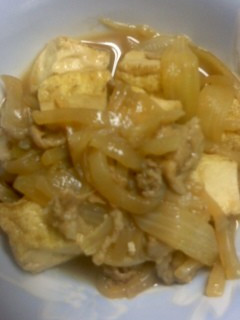 我が家の肉豆腐-レシピのメイン写真