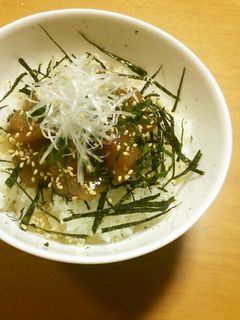 簡単マグロユッケ丼-レシピのメイン写真