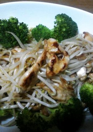 塩麹に漬け柔らか胸肉のヘルシーもやし炒め-レシピのメイン写真