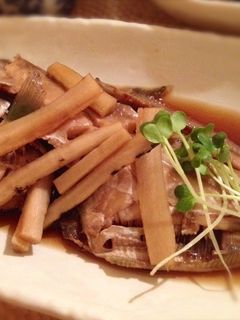 *ごぼうは絶対入れて!*カワハギの煮付け-レシピのメイン写真