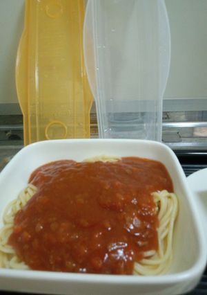 簡単タッパでパスタ-レシピのメイン写真