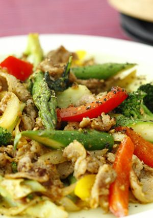 豚肉と野菜のカレーしょうゆ糀炒め-レシピのメイン写真