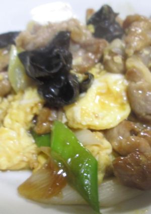 きくらげと豚肉の炒め物-レシピのメイン写真