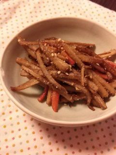 めんつゆで簡単 きんぴらごぼう-レシピのメイン写真