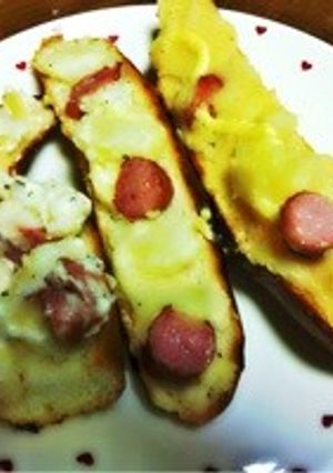 ロールパンでタルティーヌ-レシピのメイン写真