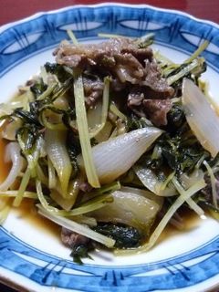 牛肉と水菜の炒め煮-レシピのメイン写真