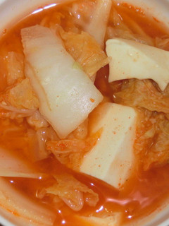 超簡単♪豆腐と白菜のピリ辛味噌チゲ-レシピのメイン写真