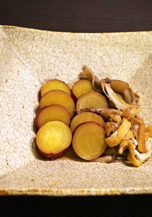 さつまいもと舞茸の煮物-レシピのメイン写真