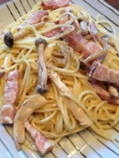 きのことベーコンのクリームパスタ-レシピのメイン写真