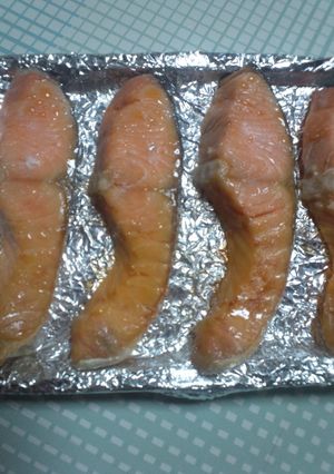 オーブントースターで鮭を焼く-レシピのメイン写真
