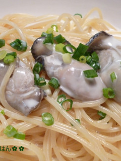 牡蠣のレモンクリームパスタ-レシピのメイン写真