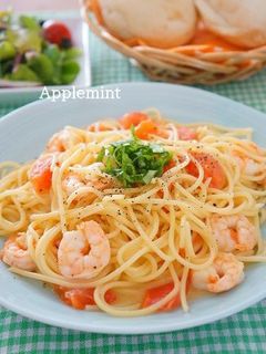 フレッシュトマトと海老のクリームパスタ-レシピのメイン写真