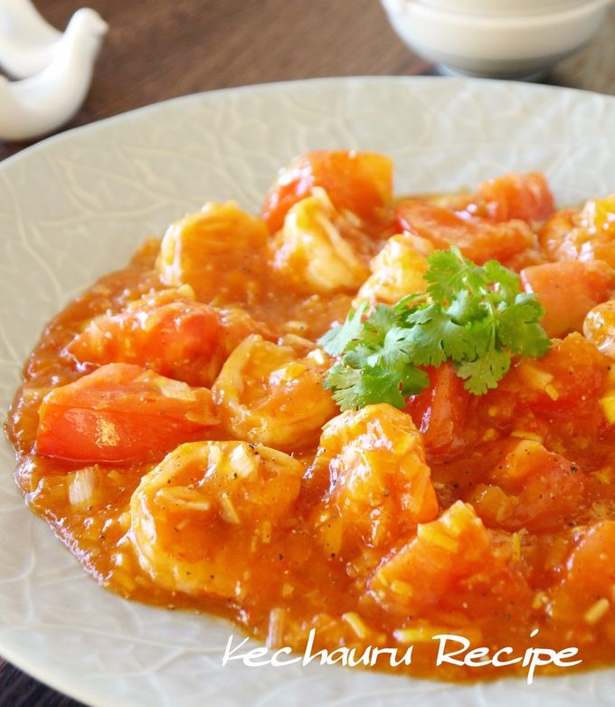 辛いけどジューシー♪トマト入りエビチリ by ケチャ＆ウル