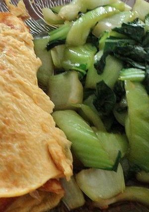 青梗菜の醤油焼き-レシピのメイン写真