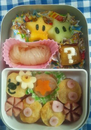 キャラ弁!!ハナちゃん(マリオシリーズ)-レシピのメイン写真