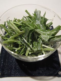 簡単!水菜サラダ-レシピのメイン写真