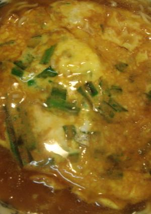 サッポロ一番でニラ玉あんかけラーメン-レシピのメイン写真