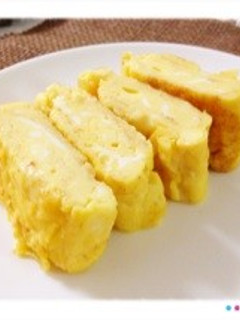 やさしい味*牛乳とチーズの出し巻き卵*-レシピのメイン写真