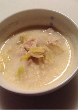 白菜の豆乳あんかけ【幼児食にも】-レシピのメイン写真