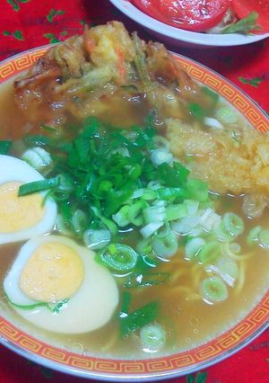 おなか満足♪天ぷらラーメン-レシピのメイン写真