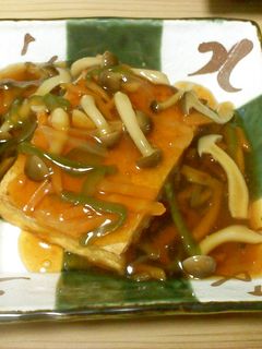 簡単☆厚揚げのあんかけ-レシピのメイン写真