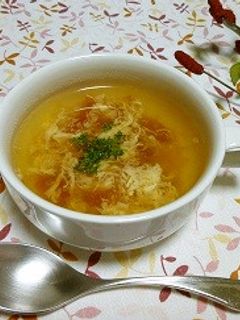 ダイエット♪トマトとたまごのスープ-レシピのメイン写真