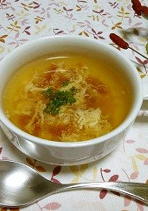 ダイエット♪トマトとたまごのスープ-レシピのメイン写真