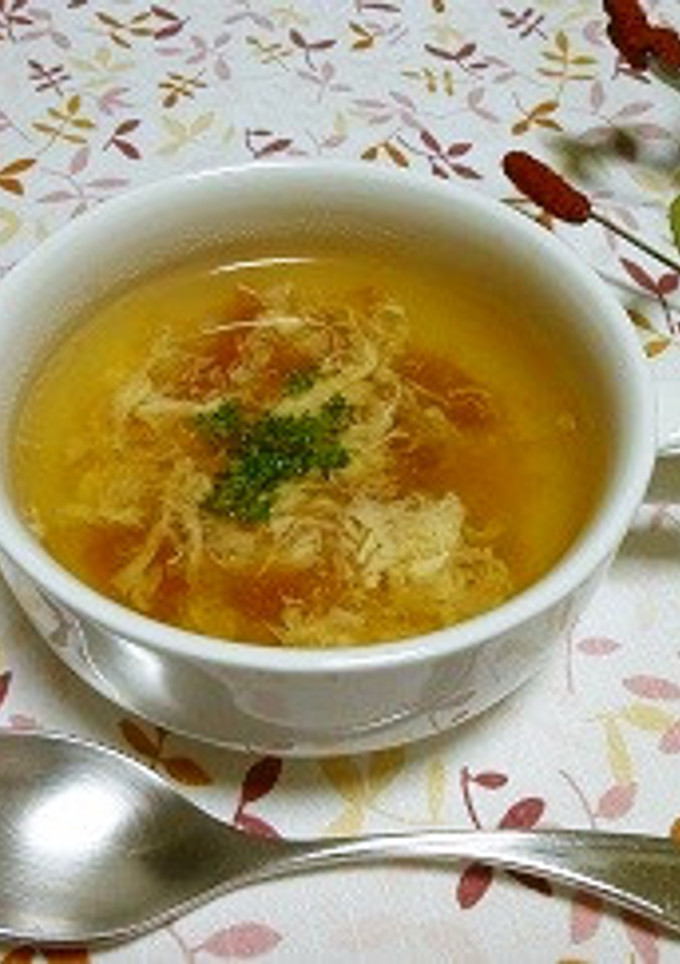 ダイエット♪トマトとたまごのスープ-レシピのメイン写真