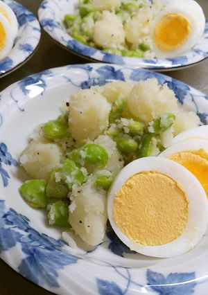 枝豆入りポテトサラダ-レシピのメイン写真