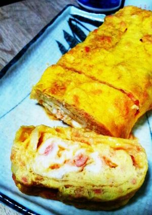卵焼き—鮭フレーク入り-レシピのメイン写真