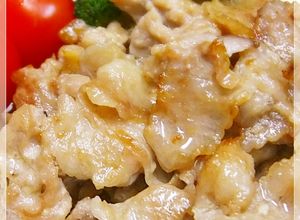 超安♪豚こま♡めんつゆにんにくマヨ焼き-レシピのメイン写真