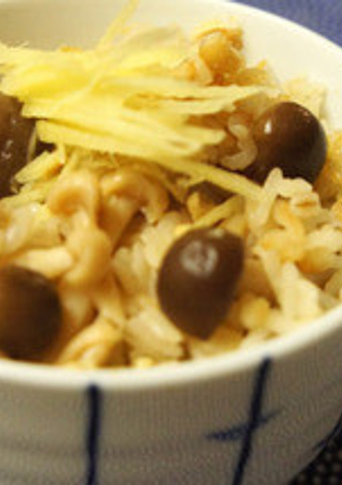 シメジと生姜の炊き込みご飯-レシピのメイン写真