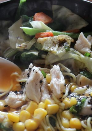 冷蔵庫の余り野菜で☆麺の力(醤油味)-レシピのメイン写真