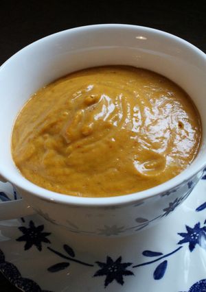 かぼちゃ柿りんごアボカド食べるジュース-レシピのメイン写真