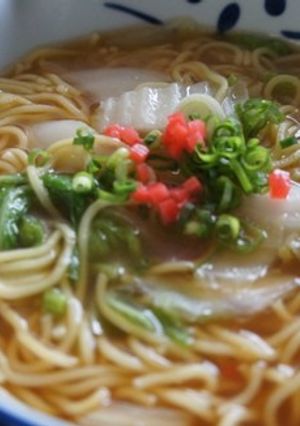 白菜たっぷり！ヘルシー♪インスタント麺-レシピのメイン写真