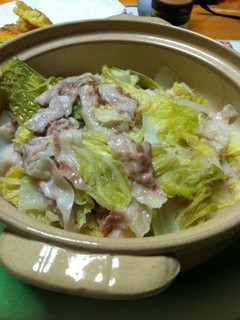 超簡単白菜と豚バラ鍋-レシピのメイン写真