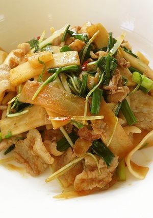 酢×コチュジャン漬け大根の豚バラ炒め-レシピのメイン写真