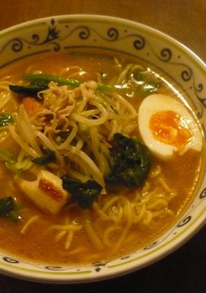 野菜炒めのせラーメン-レシピのメイン写真
