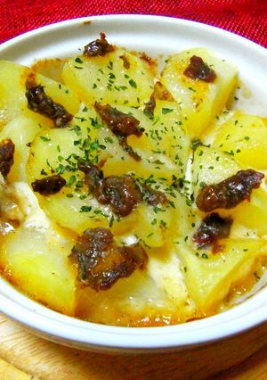 ポテトのさっぱりアンチョビマヨ焼き-レシピのメイン写真