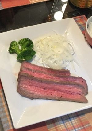 フライパンとレンジで簡単ローストビーフ-レシピのメイン写真