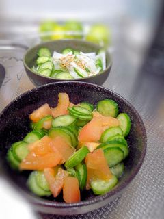 野菜のおかず☆トマトときゅうりの塩麹和え-レシピのメイン写真
