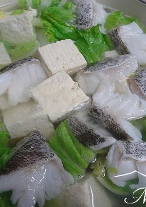 鱈と豆腐と白菜鍋　-レシピのメイン写真