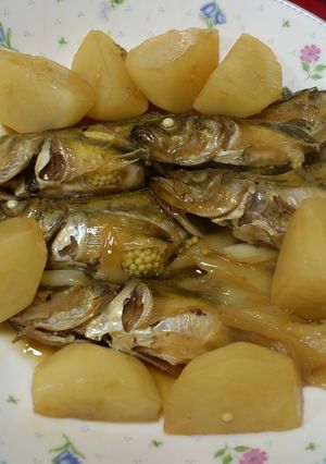 ハタハタとカブの煮付け-レシピのメイン写真