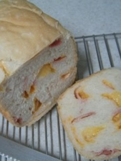 HBで作る、ベーコンチーズパン-レシピのメイン写真