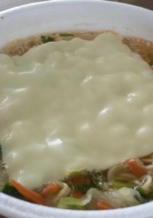 Ｂ級グルメ、韓国式チーズラーメン-レシピのメイン写真