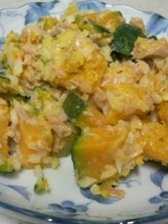 レンジで作る、かぼちゃのツナサラダ-レシピのメイン写真