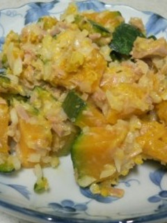 レンジで作る、かぼちゃのツナサラダ-レシピのメイン写真