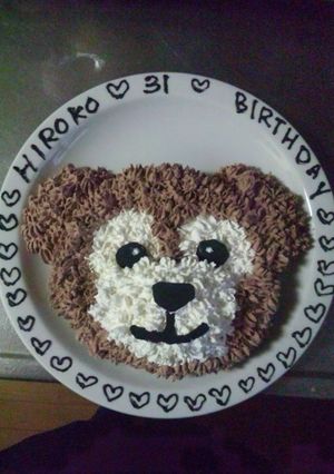 ダッフィーのバースデーケーキ-レシピのメイン写真