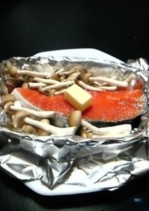 鮭としめじのバタートースター焼き-レシピのメイン写真