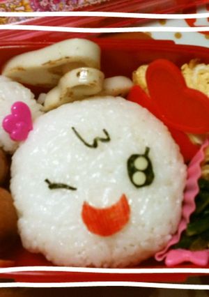 キャラ弁　キラもっち　たまごっち-レシピのメイン写真